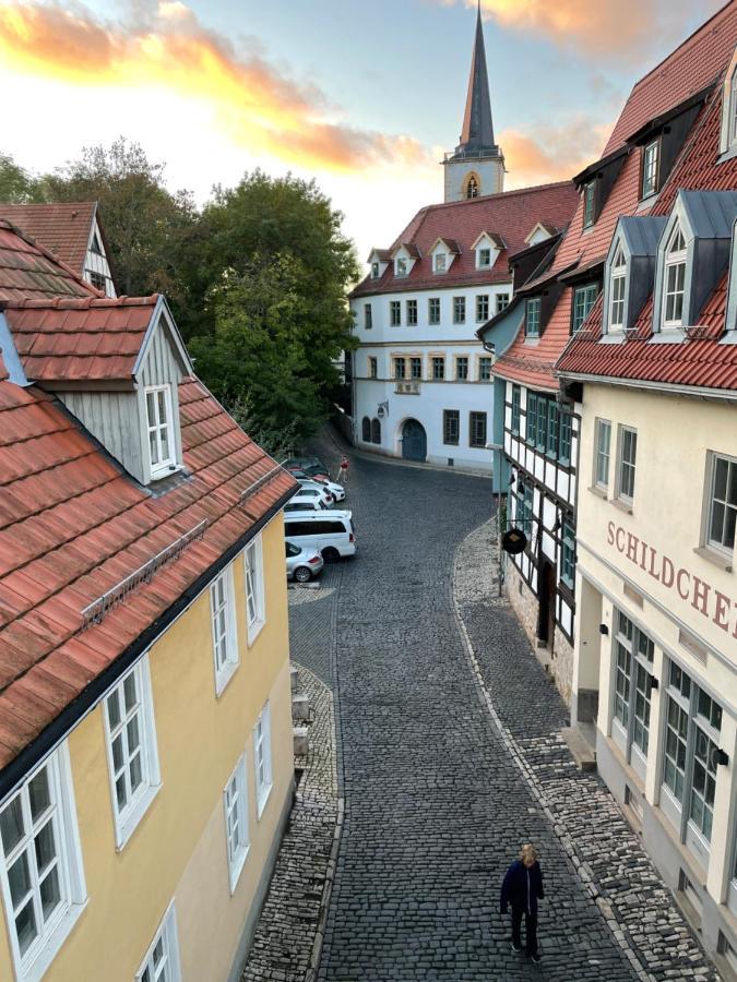 Ferienwohnung Augenblick - Stylisches Apartment In Der Besten Altstadtlage Von Erfurt Exteriör bild